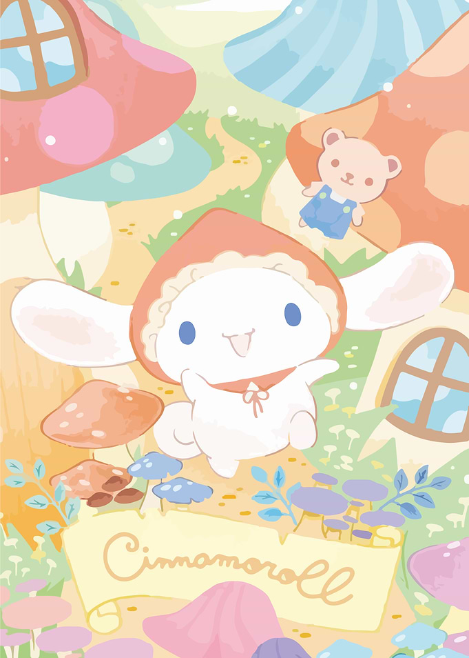 Cinnamoroll in Mushroom Village