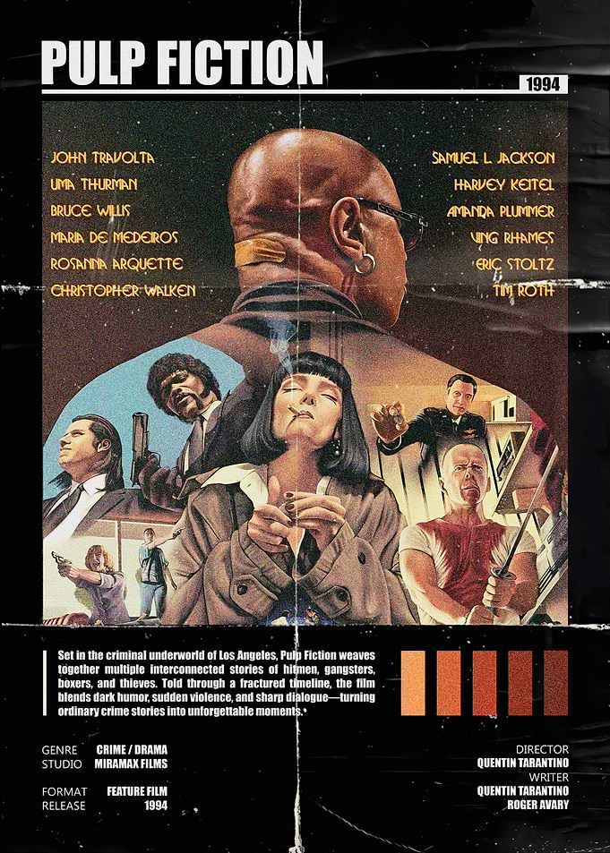 Pulp Fiction Movie Poster
