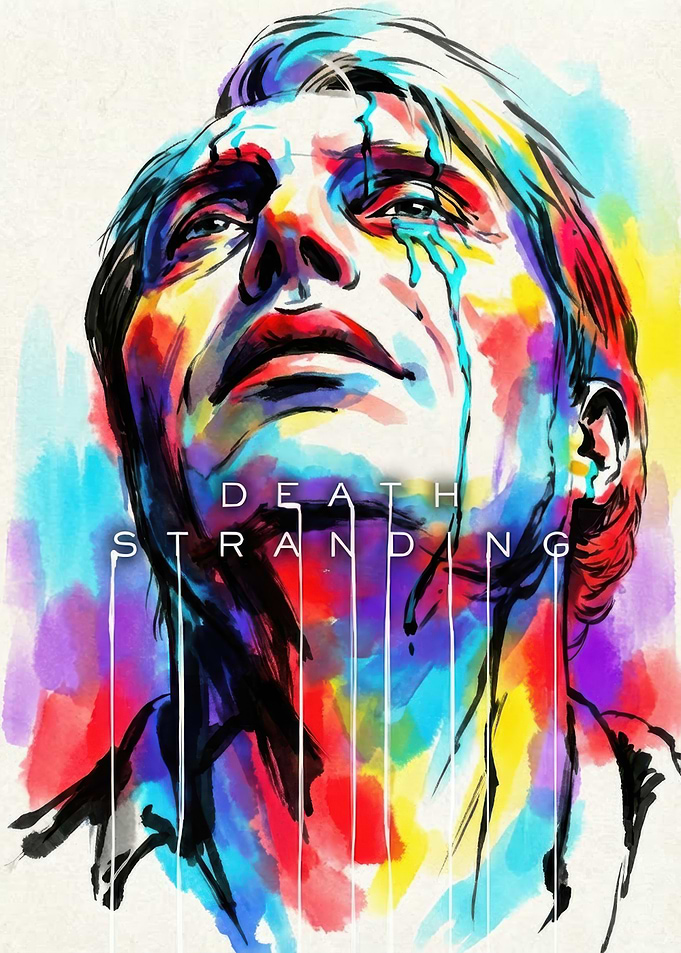Death Stranding Colorful Portrait