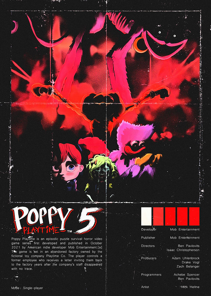 Poppy Playtime 5 Game Poster