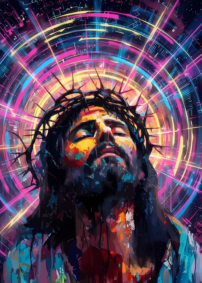 Jesus Christ with Crown of Thorns