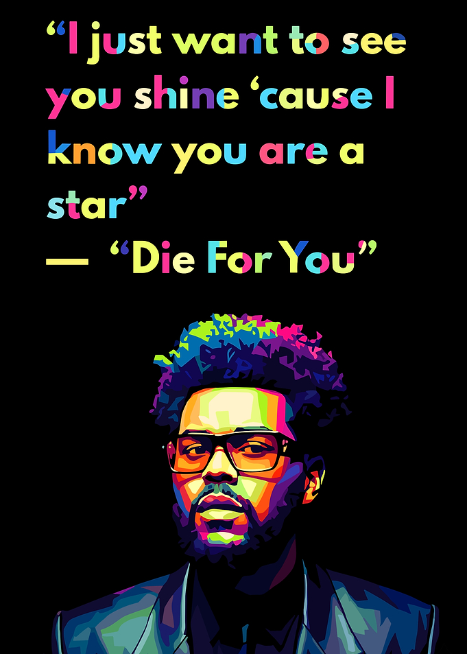 The Weeknd 'Die For You' Art