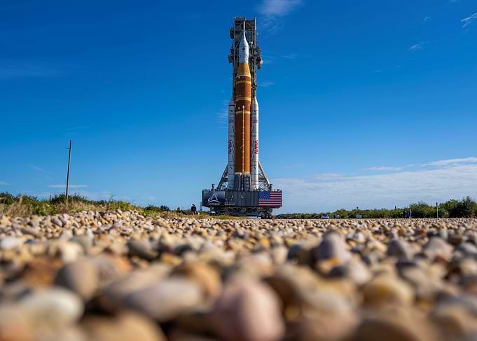 Artemis Rocket on Launch Pad