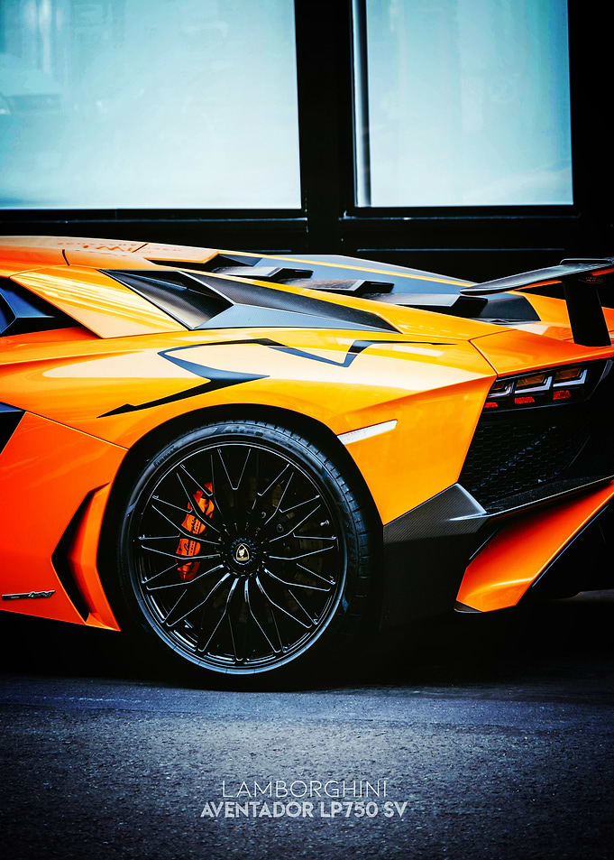Lamborghini Aventador LP750 SV Poster