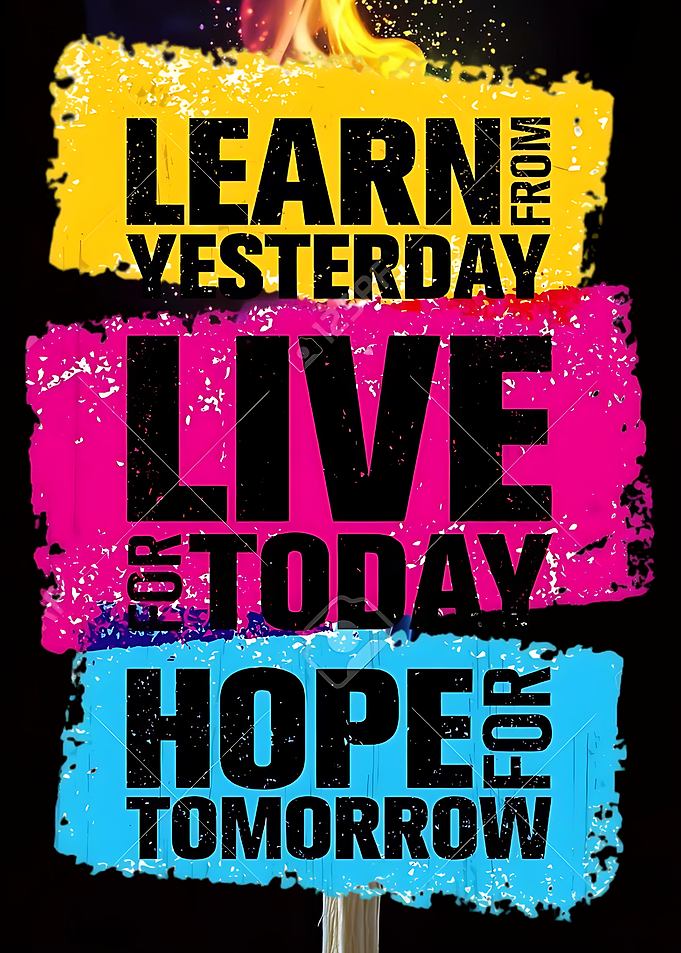 Inspirational Quote: Learn, Live, Hope
