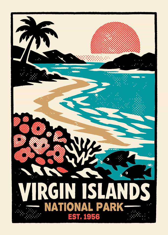 Virgin Islands National Park Poster