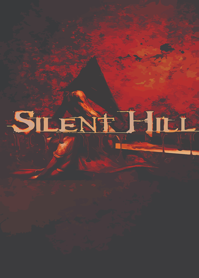 Silent Hill game poster art