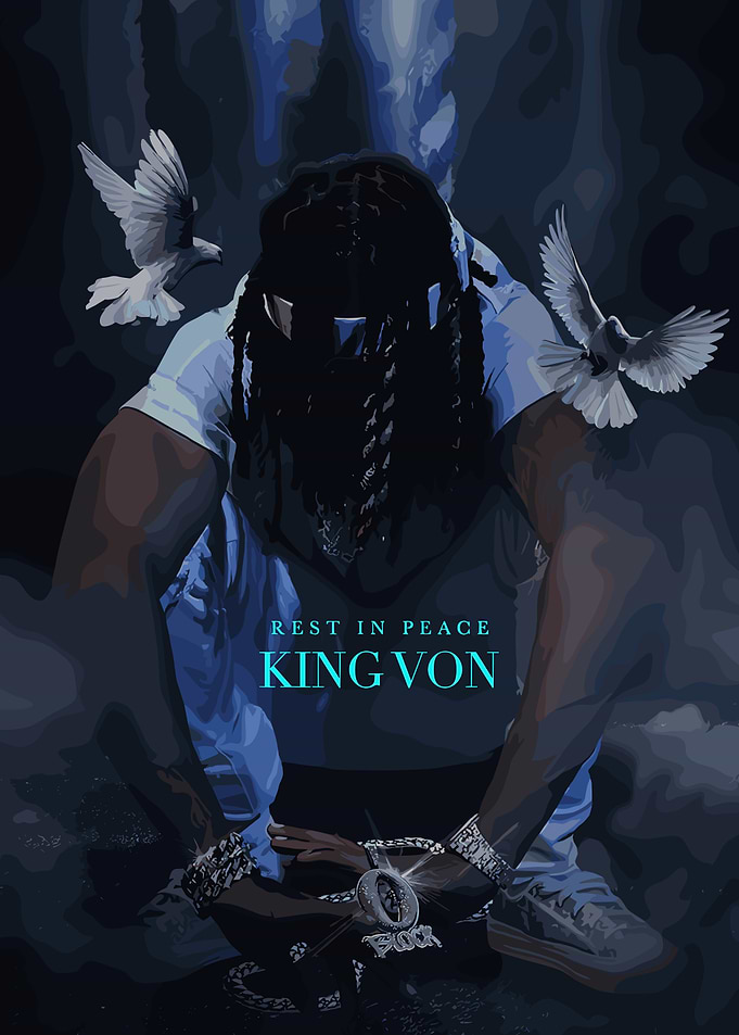 King Von Tribute Art