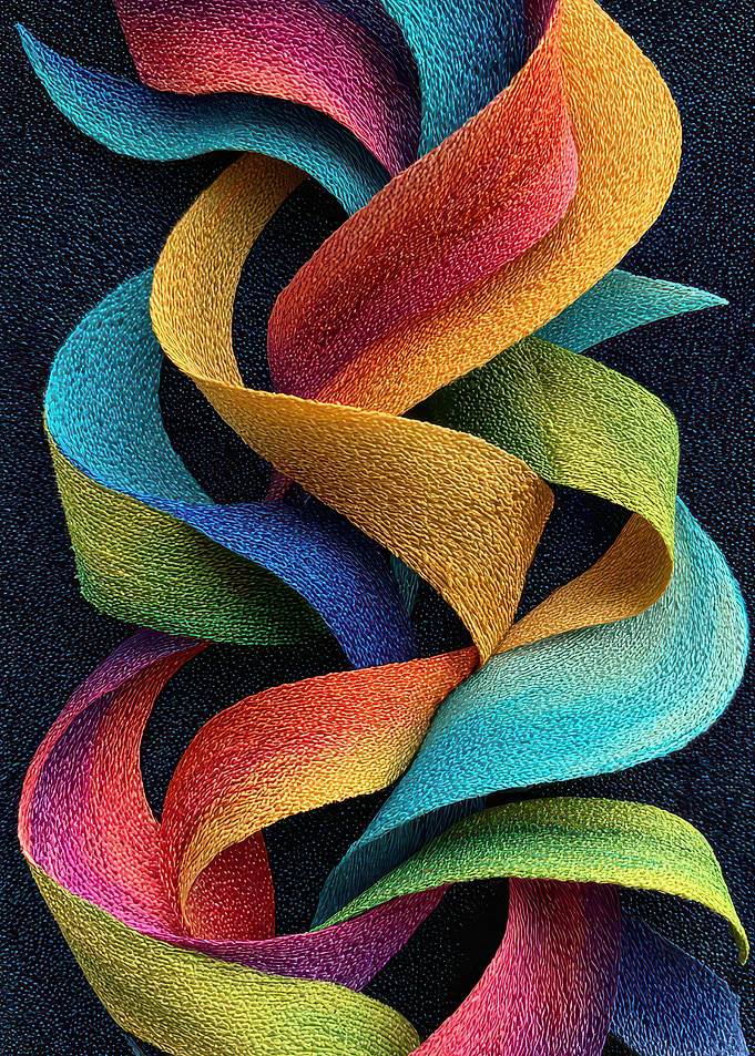 Colorful Ribbon Abstract