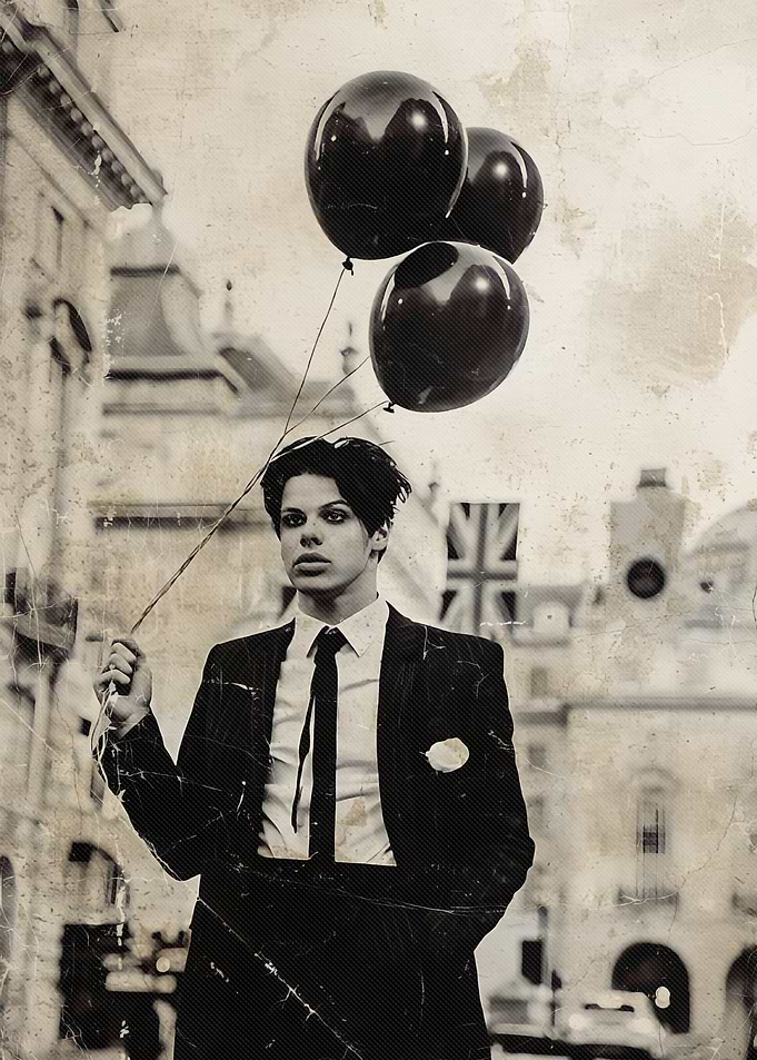 Yungblud with Balloons in London