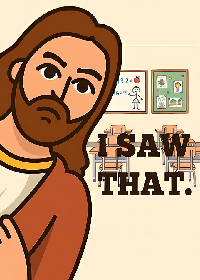 I Saw That Cartoon Jesus
