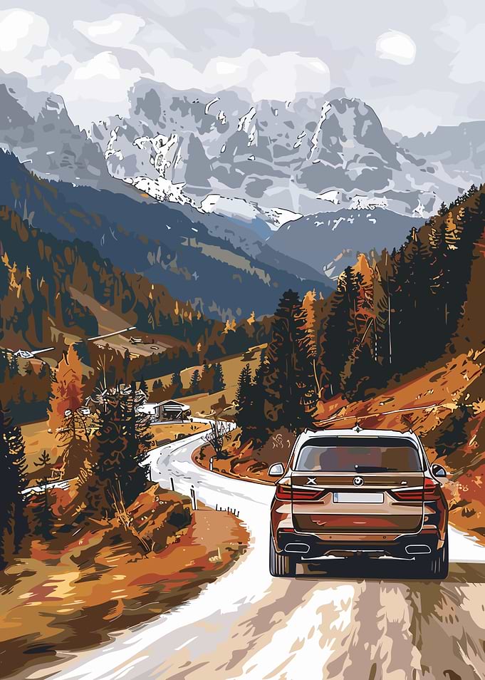 BMW X5 Mountain Road Trip