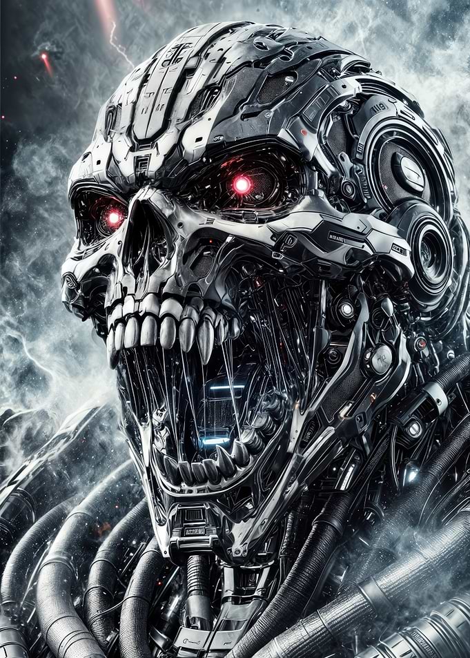 Cybernetic Icefire Predator: Screaming Skull Engine