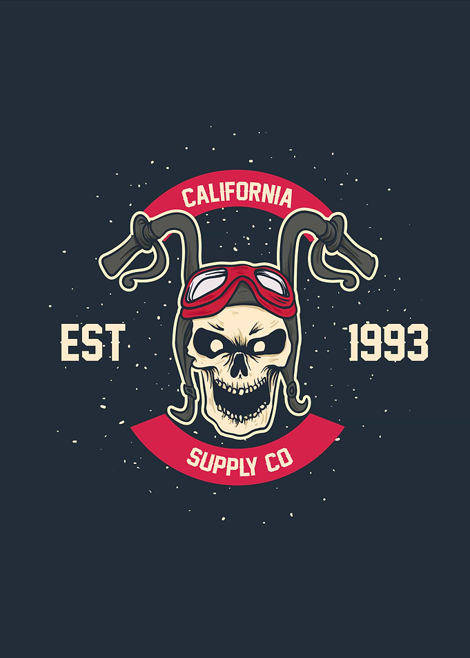 California Supply Co. Skull Emblem