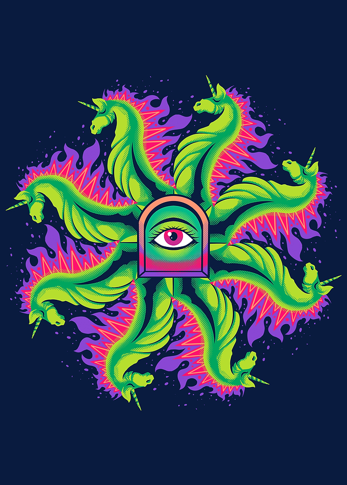 all seeing unicorn