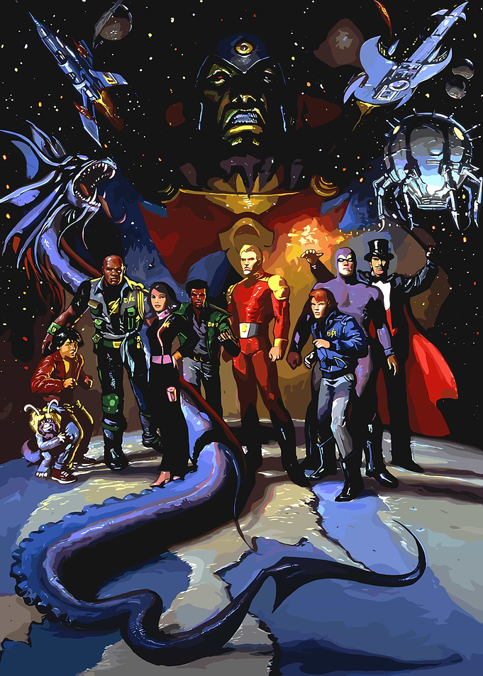 Defenders of the Earth Comic Art