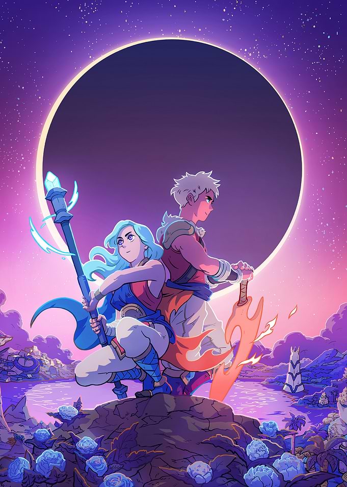 Fantasy Duo Under Eclipse