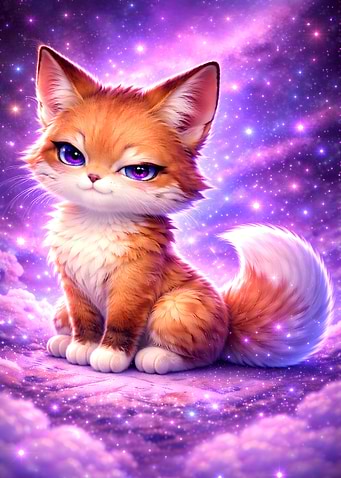 Starlit Galaxy Fox Cub