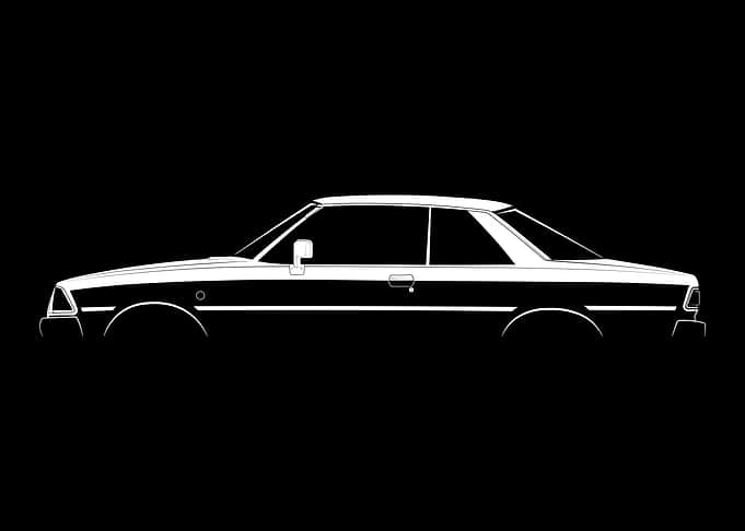 626 Coupe (1978) Silhouette