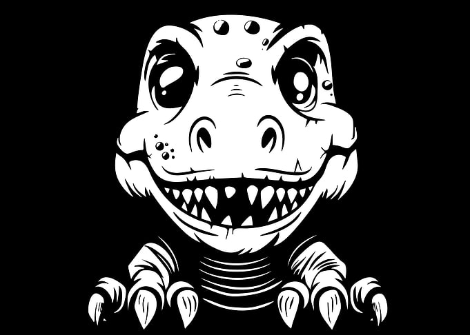 Cartoon Dinosaur Illustration