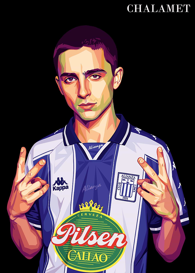 Timothée Chalamet Alianza Lima Art