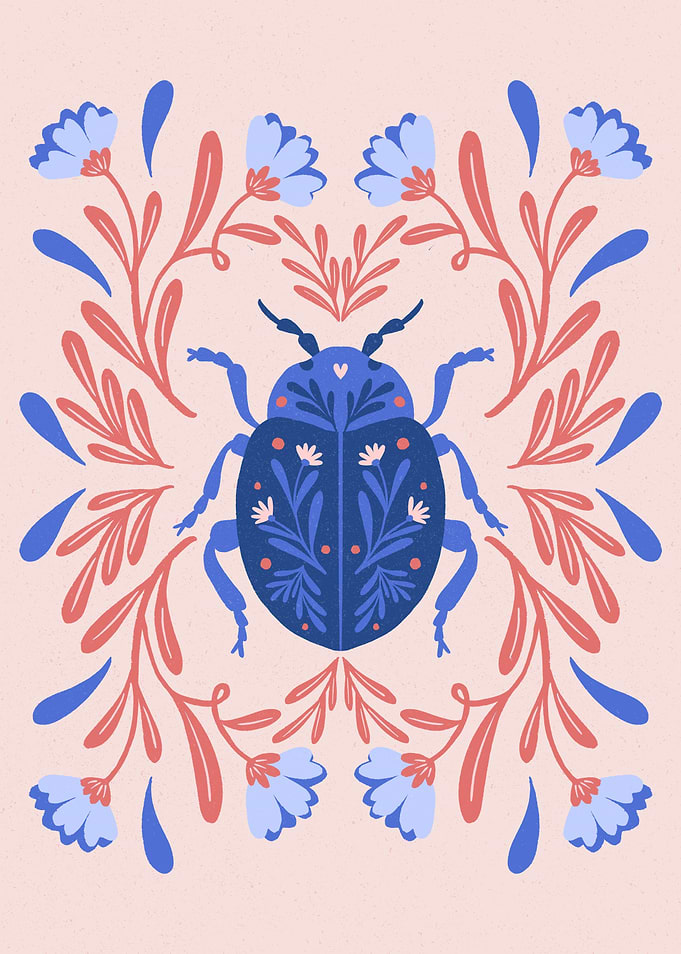 Folk Art Beetle