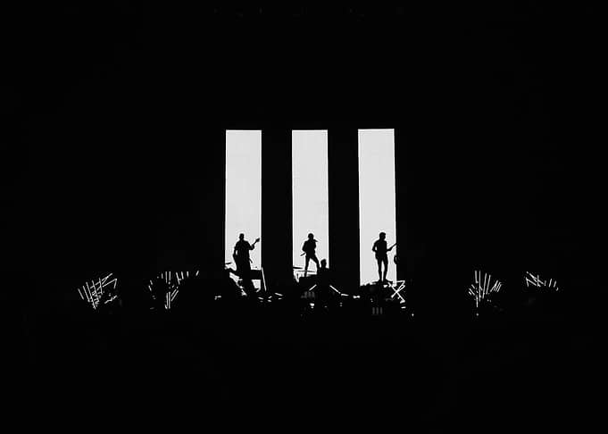 Band Silhouette on Stage paramore