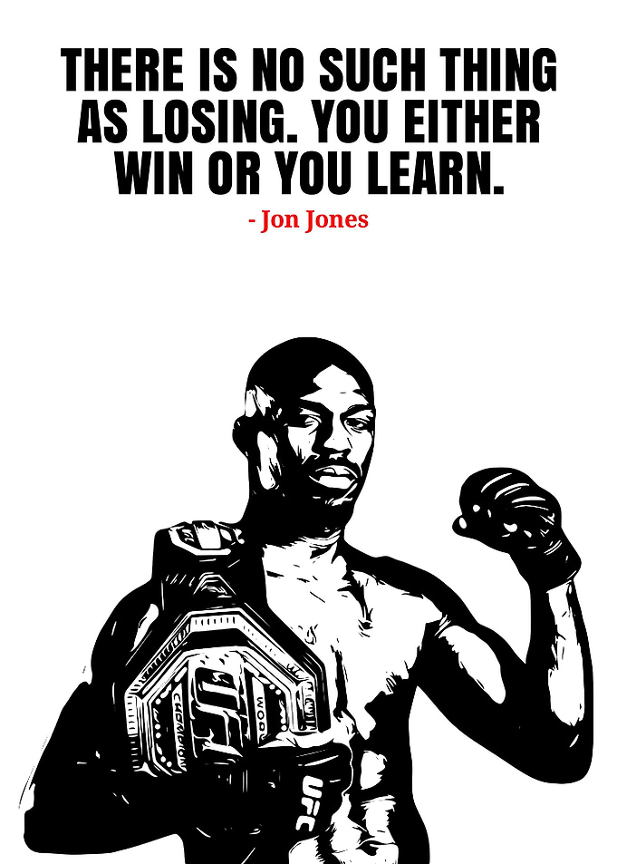 Jon Jones Motivational Quote Art