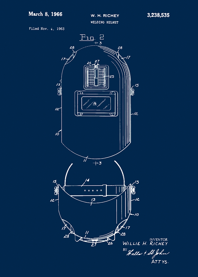 Welding Helmet Blueprint