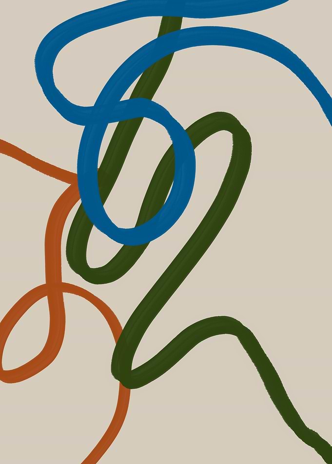 Abstract Lines Art