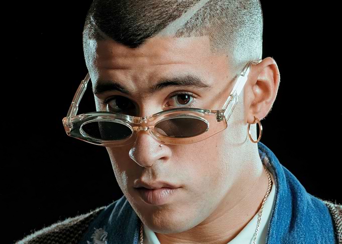Bad Bunny Portrait with Sunglasses
