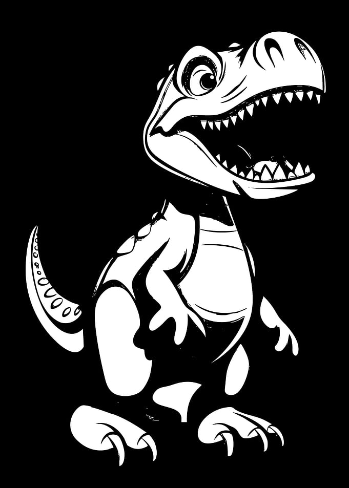 Cartoon Dinosaur Illustration