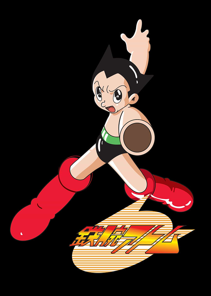 Boy in Action Pose