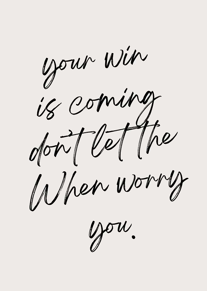 Inspirational Quote: Your Win Is Coming