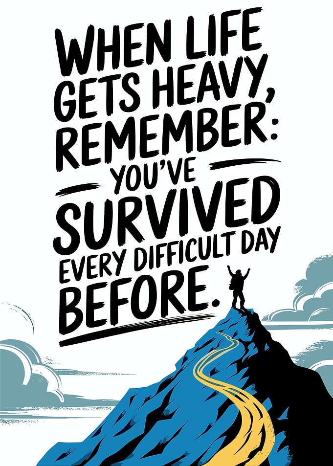 Motivational Quote: You've Survived Before