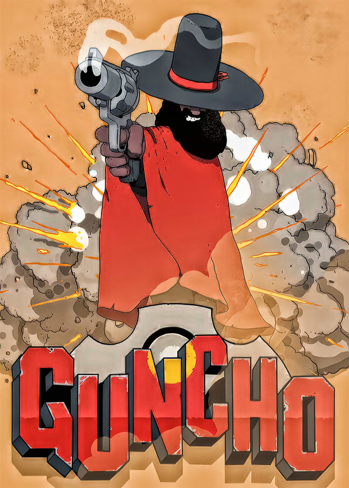 Guncho Comic Book Cover Art