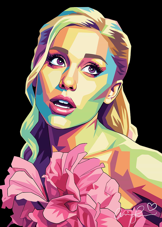 ariana grande wpap art