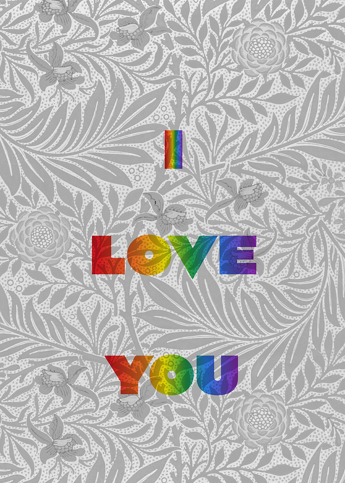 I Love You Floral Pride