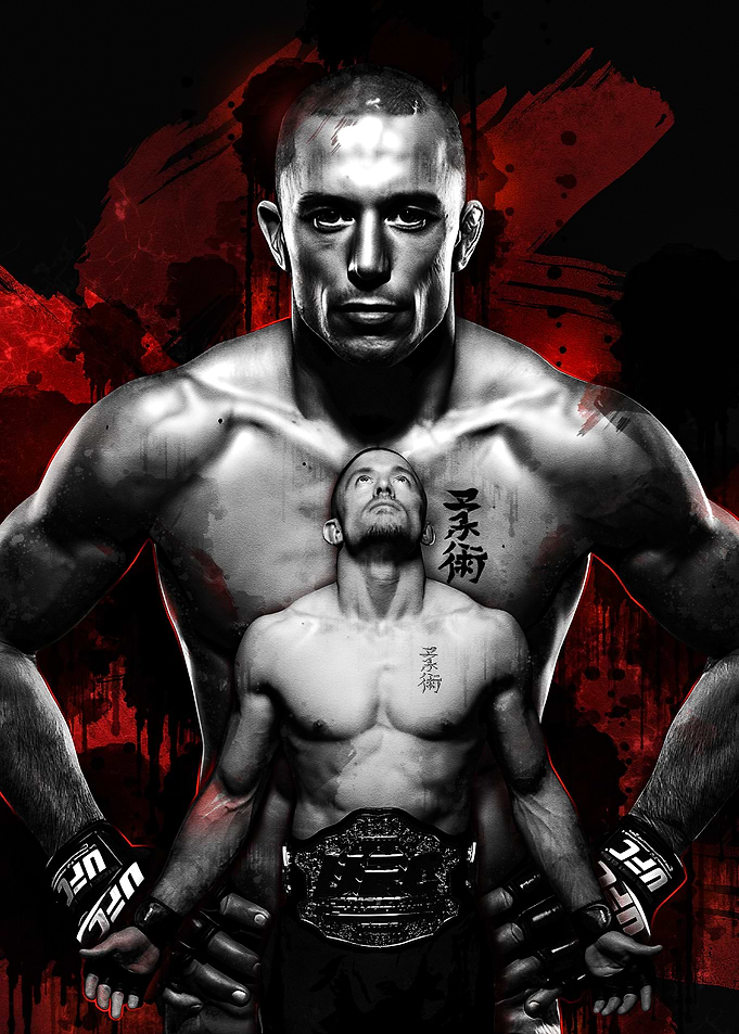 Georges St-Pierre UFC Fighter Portrait