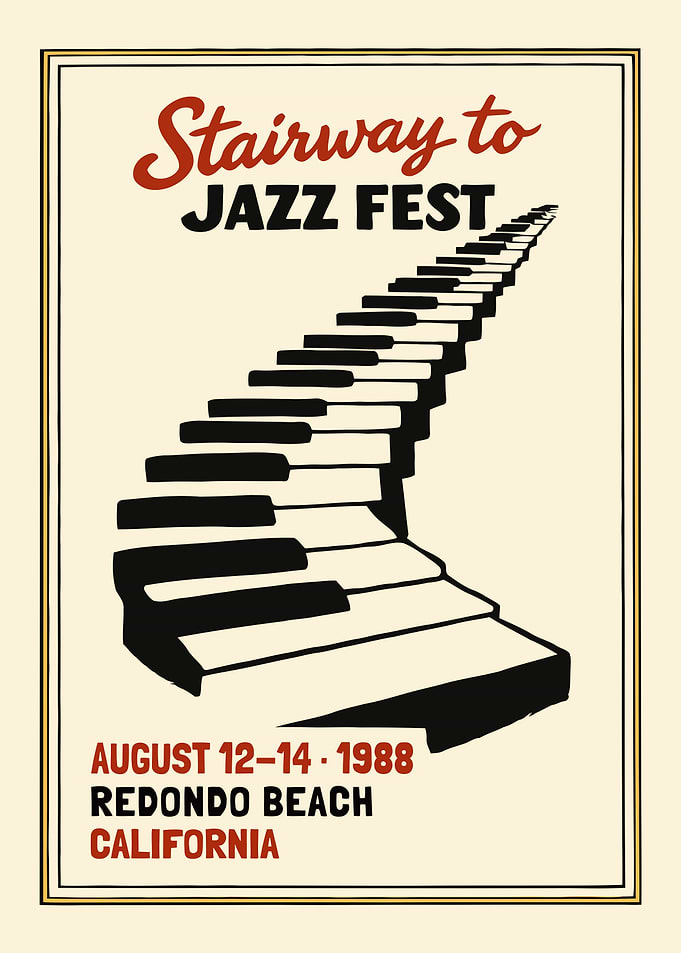 Stairway to Jazz Fest Poster