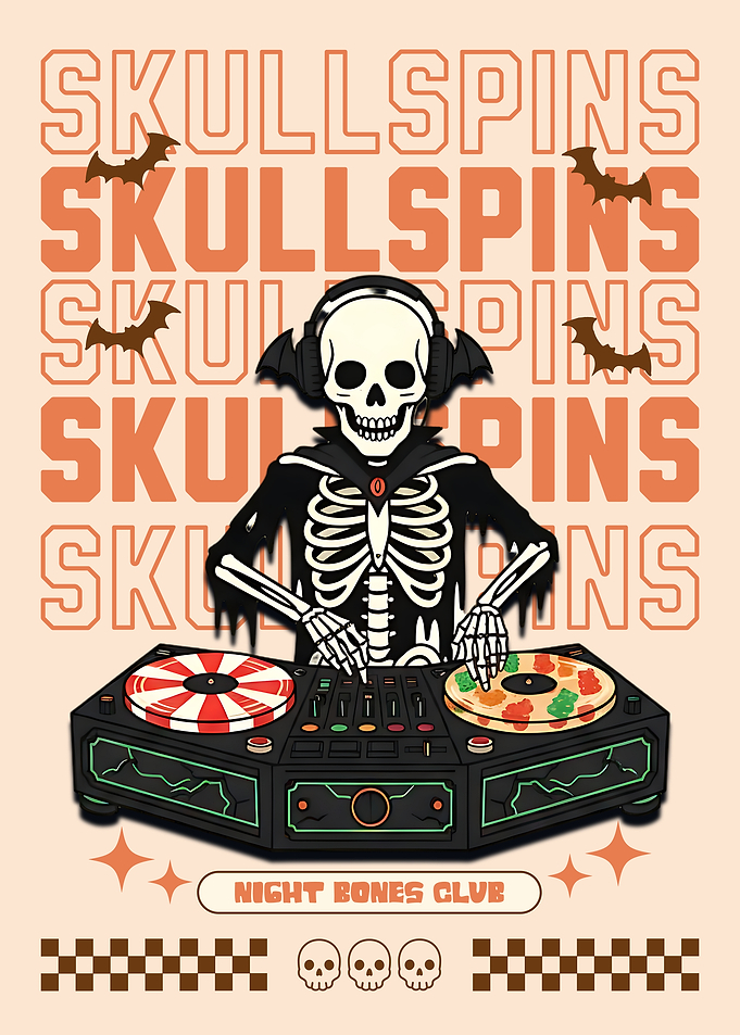 Skullspins Night Bones Club DJ