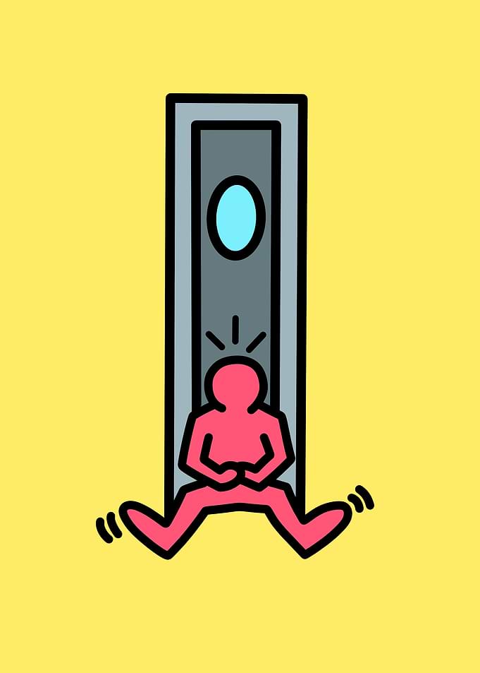 Abstract Figure in a Box