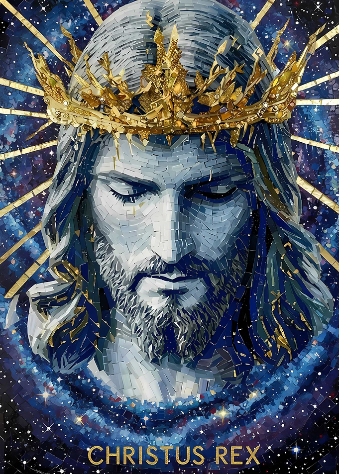 Christus Rex Mosaic Art