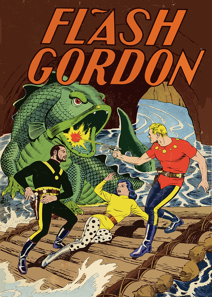 Flash Gordon Comic Cover Art