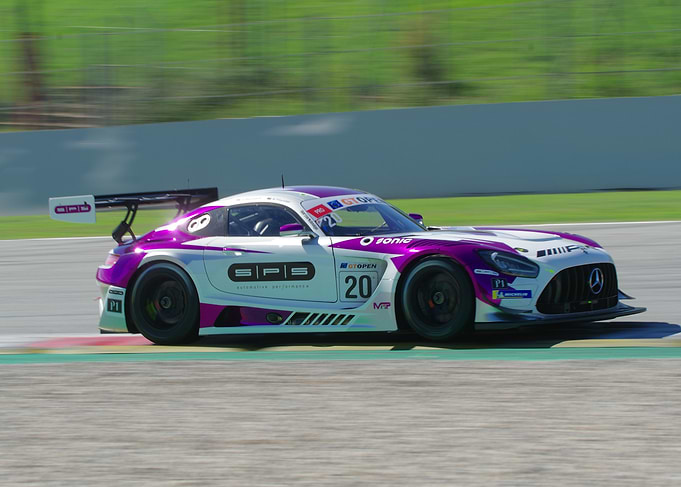 Mercedes-AMG GT3 Race Car in Motion