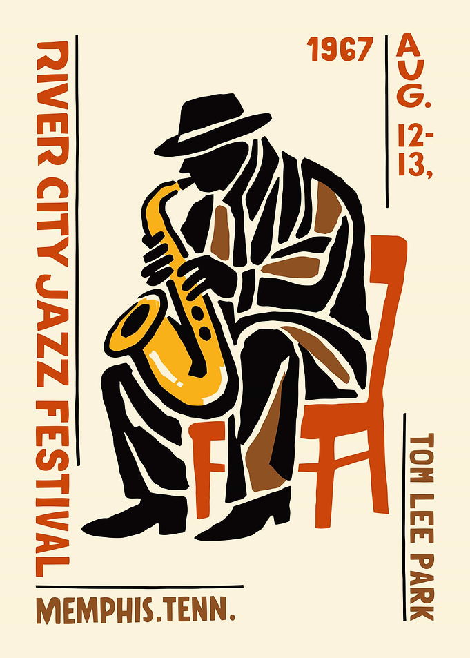 River City Jazz Festival 1967 Poster