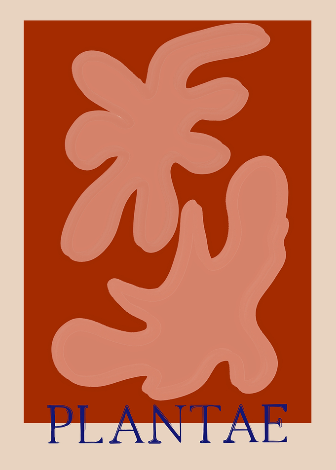 Abstract Plant Poster