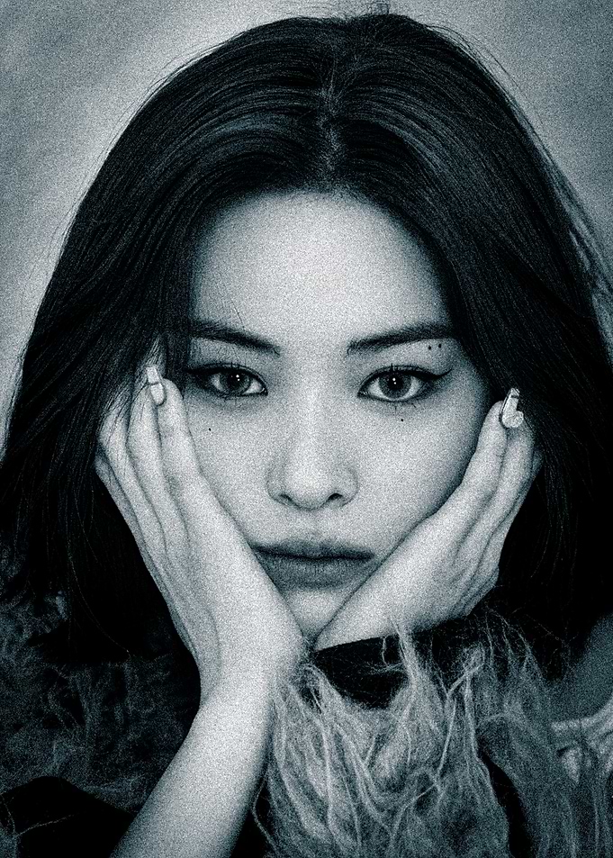 Monochrome Portrait of Ryujin ITZY