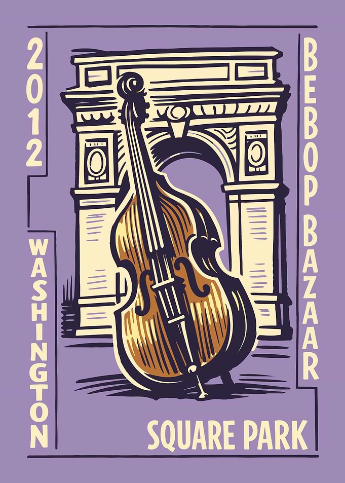 Bebop Bazaar Washington Poster