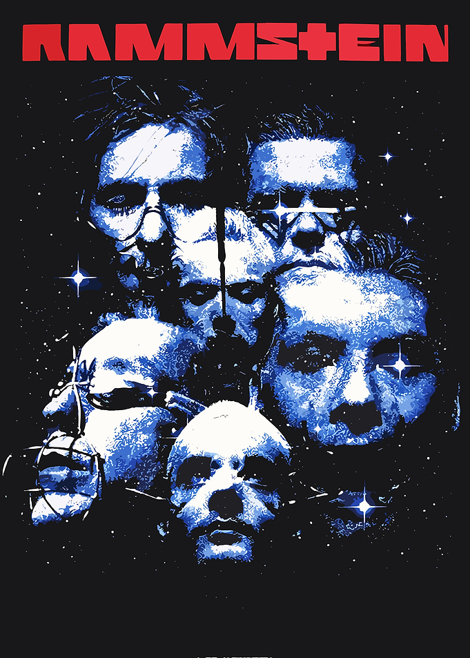 Rammstein Band Poster